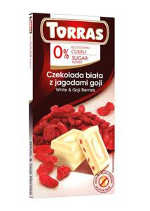 CZEKOLADA BIAA Z JAGODAMI GOJI BEZ DODATKU CUKRU BEZGLUTENOWA 75 g - TORRAS - 2877016330