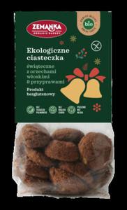 CIASTKA WITECZNE Z ORZECHAMI WOSKIMI I PRZYPRAWAMI KORZENNYMI BEZGLUTENOWE BIO 100 g - ZEMANKA (PRODUKT SEZONOWY) - 2877016340