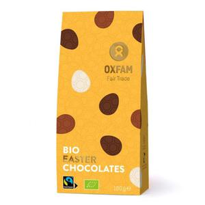 PRALINY CZEKOLADOWE - JAJKA WIELKANOCNE MIX FAIR TRADE BIO 160 g - OXFAM (PRODUKT SEZONOWY) - 2877383191