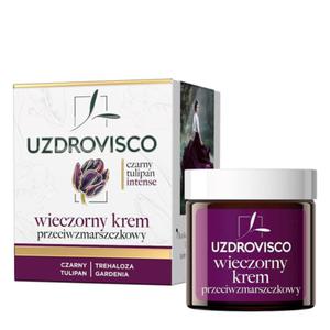 KREM DO TWARZY PRZECIWZMARSZCZKOWY NA NOC 50 ml - UZDROVISCO (CZARNY TULIPAN INTENSE) - 2877016487