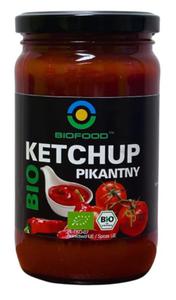 KETCHUP PIKANTNY BEZGLUTENOWY BIO 350 g - BIO FOOD - 2878400139