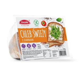 CHLEB WIEY Z ZIARNAMI KROJONY BEZGLUTENOWY 350 g - INCOLA - 2878140975