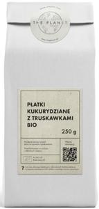 PATKI KUKURYDZIANE Z TRUSKAWKAMI BIO 250 g - THE PLANET - 2878400235