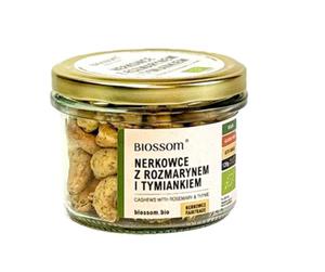 ORZECHY NERKOWCA Z ROZMARYNEM I TYMIANKIEM BEZGLUTENOWE BIO 120 g - BIOSSOM - 2878593004