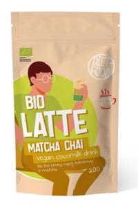 LATTE MATCHA CHAI - NAPJ KOKOSOWO - KORZENNY Z MATCH BIO 200 g - DIET-FOOD - 2878593035