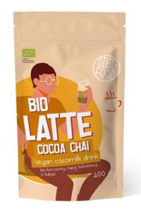 LATTE COCOA CHAI - NAPJ KOKOSOWO - KORZENNY Z KAKAO BIO 200 g - DIET-FOOD - 2878593037