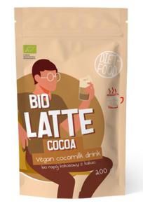 LATTE COCOA - NAPJ KOKOSOWY Z KAKAO BIO 200 g - DIET-FOOD - 2878593038