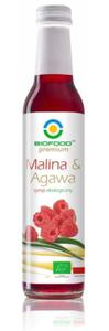 Syrop malinowy sodzony agaw BIO 250ml Bio Food - 2845219490
