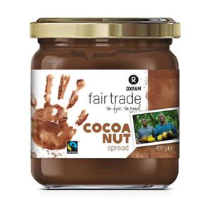 KREM ORZECHOWO - KAKAOWY FAIR TRADE BEZGLUTENOWY 400 g - OXFAM - 2878593102