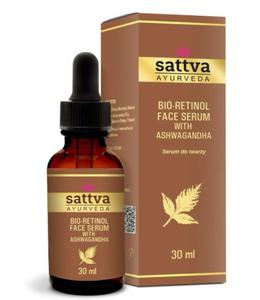 SERUM DO TWARZY Z ASHWAGANDH I BIO-RETINOLEM 30 ml - SATTVA (AYURVEDA) - 2878593126