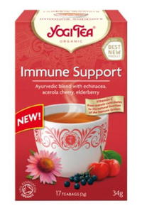 HERBATKA NA ODPORNO (IMMUNE SUPPORT) BIO (17 x 2 g) 34 g - YOGI TEA - 2864632152