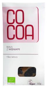 Czekolada biaa z winiami BIO 50g Cocoa Surovital - 2848497837