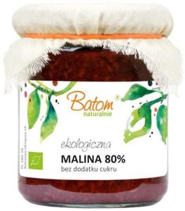 Malina 80% bez cukru BIO 270ml Batom