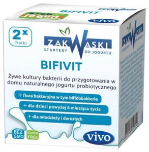 ywe kultury bakterii do jogurtu Bifivit 1g (2 fiolki) Vivo - 2860536117