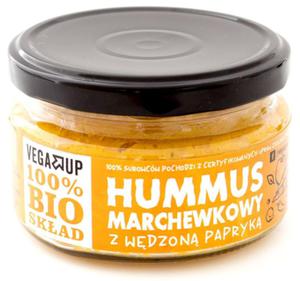 Hummus marchewkowy z wdzon papryk BIO 190g Vega Up - 2860536192