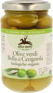 Oliwki zielone z pestk Bella di Cerignola w zalewie BIO 350g Alce Nero - 2860536274