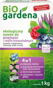 Naturalny nawz do borwek i rolin kwasolubnych EKO 1kg Biogardena - 2872800419