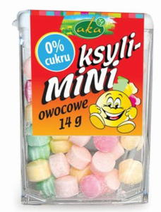 Ksyli-mini owocowe draetki mae 14g Aka - 2860536404