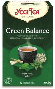 HERBATA ZIELONA RWNOWAGA (GREEN BALANCE) BIO (17 x 1,8 g) 30,6 g - YOGI TEA - 2825279917