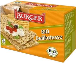 PIECZYWO CHRUPKIE YTNIE RAZOWE BIO 250 g - BURGER - 2860536412