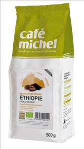 KAWA ZIARNISTA ARABICA 100 % MOKA GUJI ETIOPIA FAIR TRADE BIO 500 g - CAFE MICHEL - 2860536560