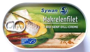 Filety z makreli w BIO sosie musztardowo-koperkowym 200g Sywan - 2860536572
