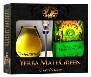 Zestaw startowy Yerba Mate (Yerba Mate BIO 400g, matero i bombilla Organic Mate Green