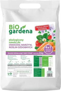 Naturalny nawóz do owoców, warzyw i rolin ozdobnych EKO 8kg Biogardena