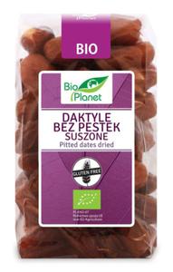 Daktyle bez pestek suszone bezglutenowe BIO 400g Bio Planet - 2871069989