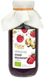 Syrop malinowy z imbirem BIO 330ml Batom - 2860537171