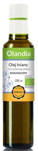 Olej lniany BIO toczony na zimno 250ml Olandia - 2860537194