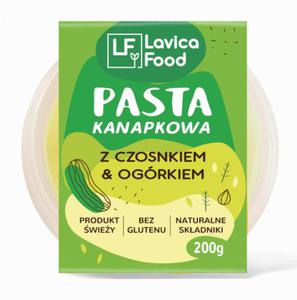 PASTA KANAPKOWA Z CZOSNKIEM I OGRKIEM 150G LAVICA FOOD - 2860537385