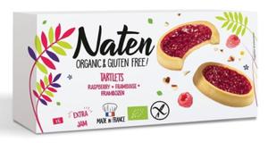 CIASTKA TARTALETKI Z DEMEM MALINOWYM BEZGLUTENOWE BIO 130 g - NATEN - 2860537426