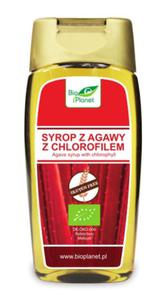 SYROP Z AGAWY Z CHLOROFILEM BEZGLUTENOWY BIO 350 g (250 ml) - BIO PLANET - 2860538141