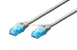 UTP Patch cord 0,25 m. Kat.5e szary - 2873354867