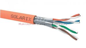 SOLARIX kabel S/FTP, drut, LSOH Cca, pomaraczowy, kat.7 - 2874284182