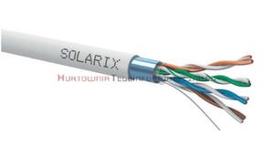 SOLARIX kabel F/UTP, linka, PVC, szary, kat.5e - 2860526527