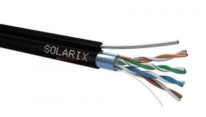 SOLARIX kabel F/UTP kat.5e, drut, zewntrzny suchy z link non - 305m - 2874907957