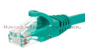 UTP Patch cord 0,5 m. Kat.5e zielony - 2867702359