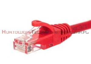 UTP Patch cord 1,5 m. Kat.5e czerwony - 1629407046