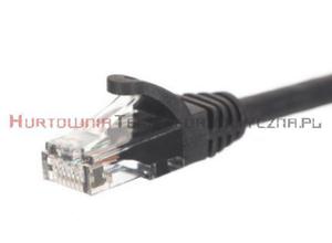 UTP Patch cord 3,0 m. Kat.5e czarny - 1629407063