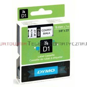 DYMO D1 Tama 9mm/7m Czarno/Biaa - 1629407390