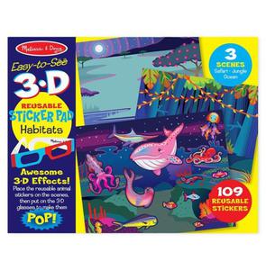 Naklejki kreatywne 3D zwierzta Melissa & Doug - 2845506372