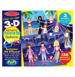 Naklejki kreatywne 3D Fashion Melissa & Doug - 2845506373