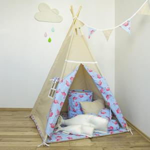 Namiot tipi dla dziecka "Wakacyjne Przygody" - zestaw midi - 2856725235