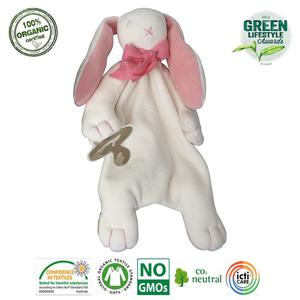 Maud N Lil Rose The Bunny Comforter Organiczny Miciutki Pocieszyciel dou dou z apk na smoczek - 2861445775