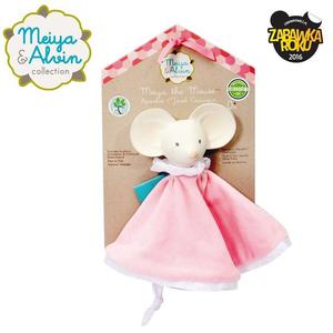 Meiya & Alvin - Meiya Mouse Snuggly Comforter with Organic Teether Head - 2861445795
