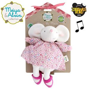 Meiya & Alvin - Meiya Mouse Musical Lulluby Doll with Soft Head - 2861445799