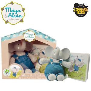 Meiya & Alvin - Alvin Elephant Mini Deluxe Teether Gift Set with Book - 2861445802