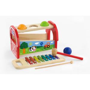 Viga Toys Przybijanka Cymbaki dla dzieci 2 w 1 - 2861443875